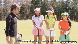 Asian golf game turns into a toy session